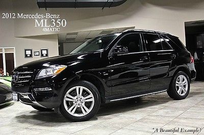 Mercedes-Benz : M-Class 4dr SUV 2012 mercedes benz ml 350 4 matic suv 54 k msrp navigation heated seats loaded