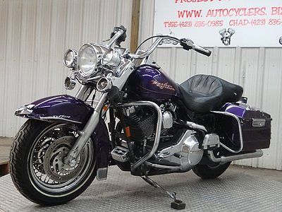 Harley-Davidson : Touring 2002 harley davidson roadking flhr salvage cheap buy it now