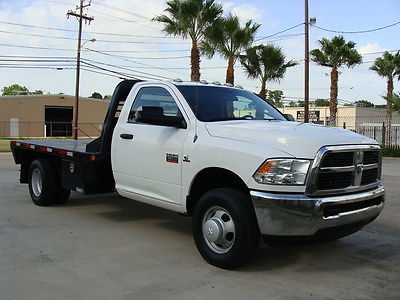 Ram : 3500 4x4 2012 ram 3500 6.7 l diesel 4 x 4 11 flat bed 1 texas owner