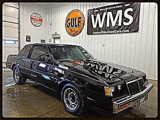 Buick : Regal T-Type 86 black t type grand national v 6 turbo chrome classic show car collector wms 87