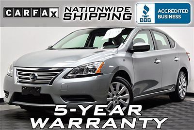 Nissan : Sentra SV 40 mpg loaded nationwide shipping 5 year warranty auto gas saver low miles