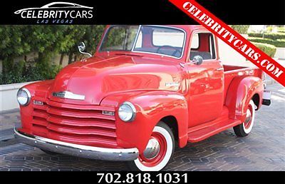 Chevrolet : Other Pickups 1950 Chevrolet Advance Design Pick Up Truck 3100 S 1950 chevrolet advance design pick up truck 3100 series new paint new tires