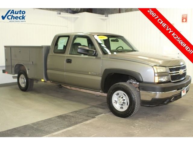 Chevrolet : Silverado 2500 Work Truck Used 07 Chevy K2500HD Extended Cab 4x4 Knaphiede Utility 6.0L V8 Low Miles Work