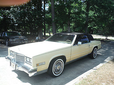 Cadillac : Eldorado 2 Door Coupe 1985 cadillac eldorado caboret 2 dr mint condition real head turner