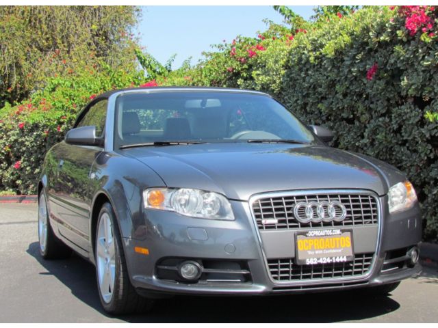 Audi : A4 2007 2dr Cab Used Audi A4 Leather Seats Power Seats Alloy Wheels Convertible Low Miles Clean