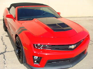 Chevrolet : Camaro 1 Owner ZL1 Convertible Navigation Every Option Navigation Factory 20's Supercharged 5000 miles