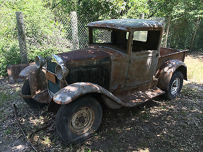 Ford : Model A 1930 model a ford closed cab pickup truck