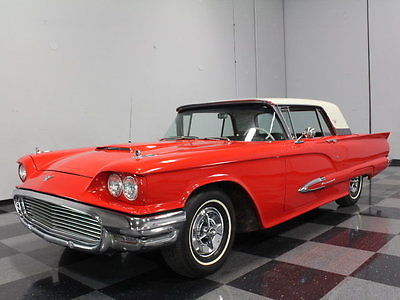 Ford : Thunderbird 352 ci v 8 3 speed ford o matic two tone power steering solid square bird