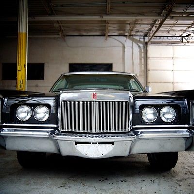 Lincoln : Continental Mark lll 1971 lincoln continental black mark lll black exterior 460 cid v 8 wire wheels