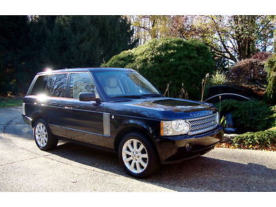 Land Rover : Range Rover SUPERCHARGED 2008 land rover range rover hse supercharged luxury suv must sell