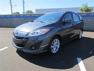 Mazda : Mazda5 4dr Wagon Automatic Grand Touring 4 dr wagon automatic grand touring low miles van automatic gasoline 2.5 l 4 cyl cl