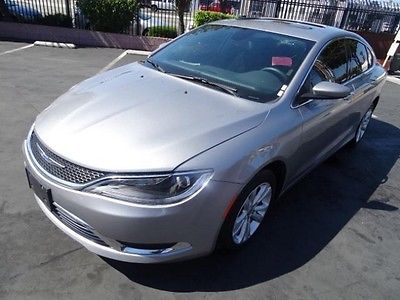 Chrysler : 200 Series LIMITED 2015 chrysler 200 limited repairable salvage wrecked damaged fixable project