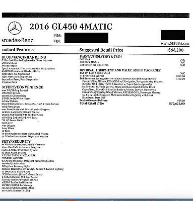 Mercedes-Benz : GL-Class 2016 mercedes benz gl 450
