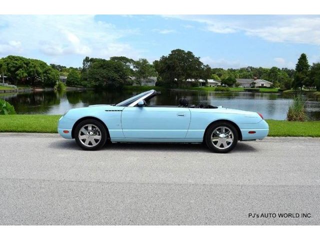 Ford : Thunderbird Premium 2dr COLLECTORS THUNDERBIRD CLEAN ONE OWNER 23,386 LOW MILES DESERT SKY BLUE