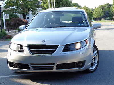 Saab : 9-5 2.3t Sedan 4-Door Snow Frost Metallic w/ black leather