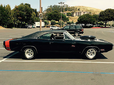 Dodge : Charger black Matching Number 1970 Charger RT/SE 440
