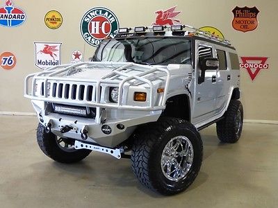 Hummer : H2 SUV Luxury LIFTED,BUMPERS,ROOF,NAV,REAR DVD,FUEL WHLS,27K! 09 h 2 suv lifted bumpers sunroof nav rear dvd htd lth fuel whls 27 k we finance