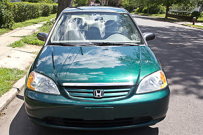 Honda : Civic LX 2001 honda civic lx sedan 4 door 1.7 l low miles cold ac ecomonical