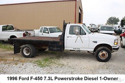 Ford : F-250 XL F-350 F-450 Super Duty 11ft Flat bed Used Turbo 7.3L V8 16V Powerstroke Diesel