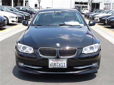 BMW : 3-Series 328i 328 i 3 series low miles 2 dr coupe 6 speed gasoline 3.0 l straight 6 cyl black sa