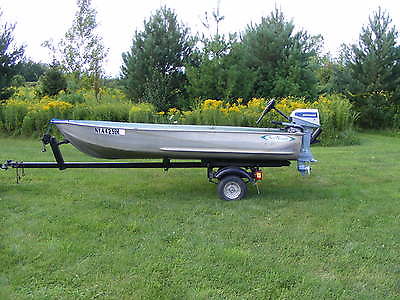 1978 12 Foot Sea Nymph With 8 HP Evinrude with Trailer and Trolling motor