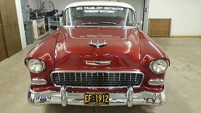 Chevrolet : Bel Air/150/210 Bel Air Coupe 1955 bel air fully restored numbers matching 265 v 8 2 bbl 3 speed manual