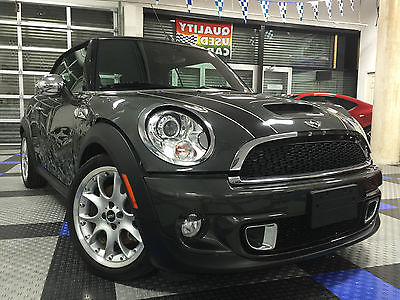 Mini : Cooper S S Convertible Sunroof Leather Bluetooth Heated Salvage Rebuildable Repairable