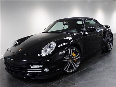 Porsche : 911 Turbo S Cabriolet 2011 911 turbo s cabriolet awd nav a c heated sts chrono 19 whls 530 hp msrp 175 k