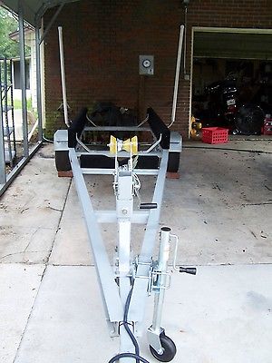 BOAT TRAILER 15-17 ALUMINUM I-BEAM   QUICKLOAD RECONDITIONED READY TO GO NICE