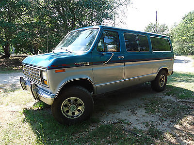 Ford : E-Series Van xlt ford e350 club wagon diesel van with gear vendors overdrive.