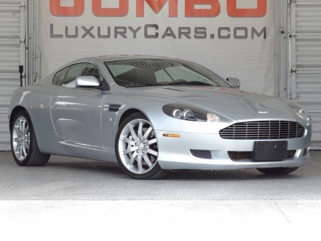 Aston Martin : DB9 Base Coupe 2-Door COUPE, SILVER ON BLACK LEATHER, PREMIUM SOUND, WOOD TRIMS, PADDLE SHIFT
