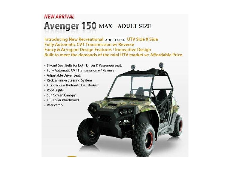 2015 BMS AVENGER MAX 150