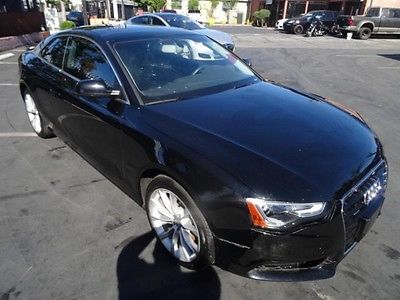 Audi : A5 2.0T Premium 2013 audi a 5 2.0 t premium repairable salvage wrecked damaged fixable project