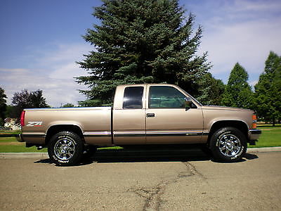 Chevrolet : C/K Pickup 1500 extended cab 2 door 1994 chevy x cab z 71 4 x 4 low miles 75 k must see