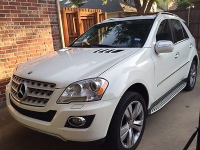 Mercedes-Benz : M-Class ML350 2010 ml 350 mercedes suv white w black leather interior lots of upgrades
