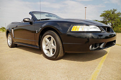 Ford : Mustang SVT Cobra Convertible 1999 ford mustang svt cobra convertible only 24 079 miles leather more