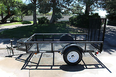 Utility Trailer with Ramp Gate