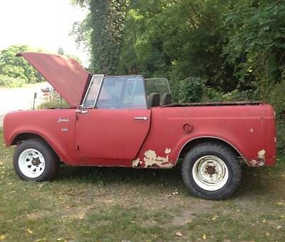 International Harvester : Scout NA 1964 red international scout harvester with title runs