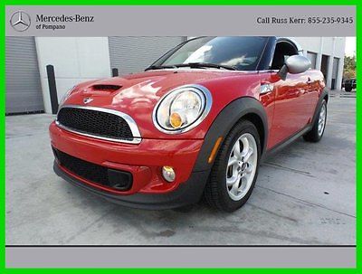 Mini : Cooper S S 1 Fl Owner Clean Carfax Low Miles L@@K at ME!! Turbo Manual Priced to Sell Now!! Fun Car Please call Russ Kerr at 855-235-9345