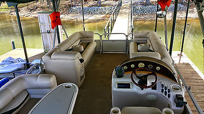 Bennington 2275LX Pontoon Boat 22' Trailer Ski Tow Bar Porta Potty      video