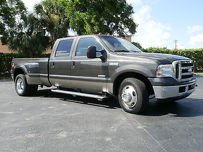 Ford : F-350 4 DOOR CREW CAB 2005 ford 350 sd lariat xl gray turbocharged