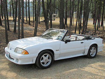 Ford : Mustang GT 1991 ford mustang gt convertible 2 door 5.0 l