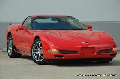 Chevrolet : Corvette Z06 2003 chevrolet corvette z 06 coupe leahter seats 6 speed manual