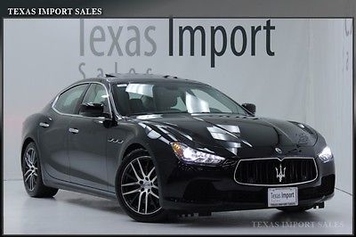 Maserati : Ghibli S Q4 404HP AWD,SPORT PKG.19-INCH WHEELS,$85K MSRP! 2014 ghibli s q 4 404 hp awd 10 k miles sport 19 inch wheels blk blk we finance