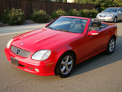 Mercedes-Benz : SLK-Class Base Convertible 2-Door 2004 mercedes benz slk 320 red hot hard top convertible don t miss