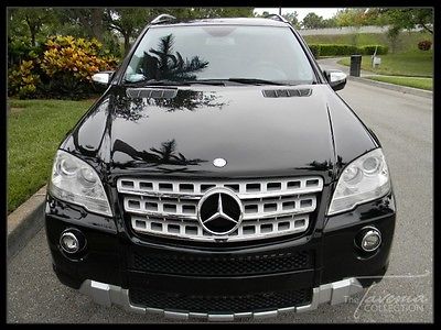 Mercedes-Benz : M-Class ML550 AMG 09 ml 550 amg sport pkg navigation rear view camera sunroof power trunk fl