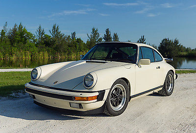Porsche : 911 Carrera Coupe 2-Door 1986 chiffon white porsche 911 carrera coupe 3.2 vanilla sundae must see a c