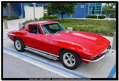 Chevrolet : Corvette Sting Ray 1966 corvette air conditined coupe restored to drive squeaky clean road ready