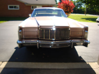 Lincoln : Continental Town Coupe 1976 lincoln continental town coupe 2 door original survivor big 460 v 8