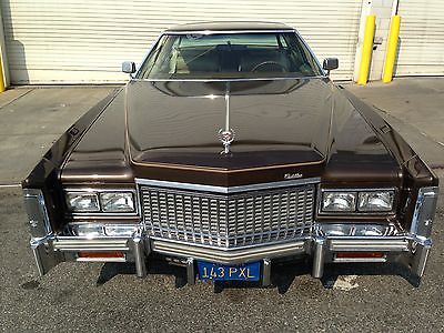 Cadillac : Eldorado 1976 cadillac eldillac 2 door with original 29 950 miles